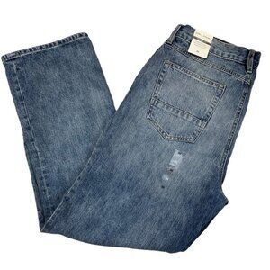 Sun + Stone Men's Relaxed-Fit Faded Jeans Size 36